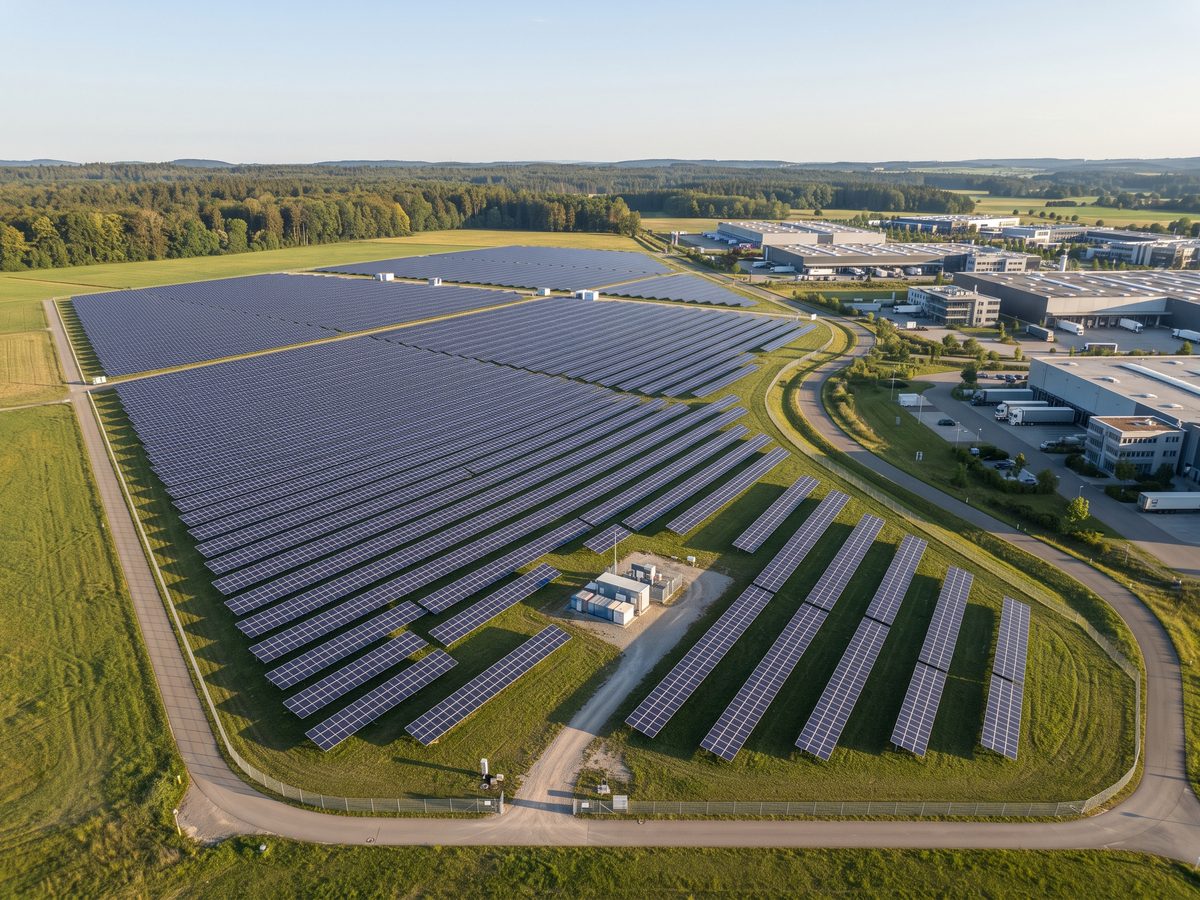 2,5 MW Photovoltaik-Freiflächenanlage